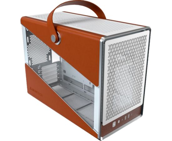 Montech Heritage, tower case (white/brown, tempered glass)