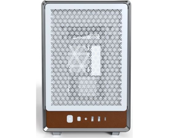 Montech Heritage, tower case (white/brown, tempered glass)