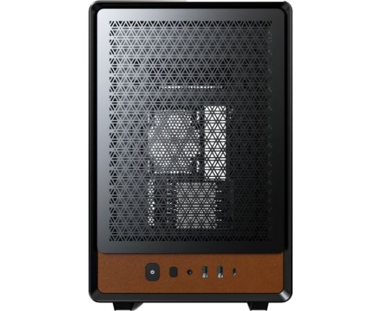 Montech Heritage, tower case (black/brown, tempered glass)