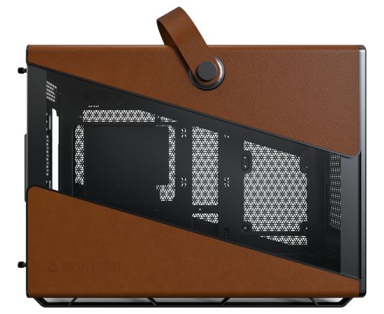 Montech Heritage, tower case (black/brown, tempered glass)