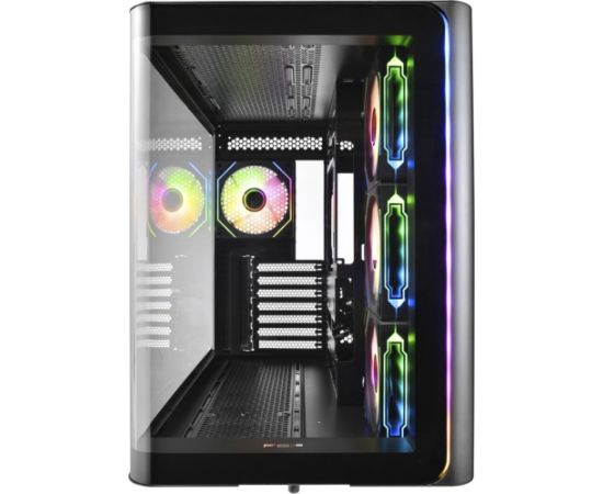 Fortron FSP M580-BA, Tower Case (Black, Tempered Glass x 2)