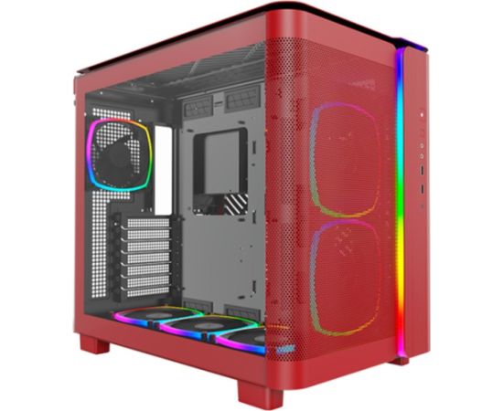 Montech KING PRO 95 , Tower case (red, Tempered Glass x 2)