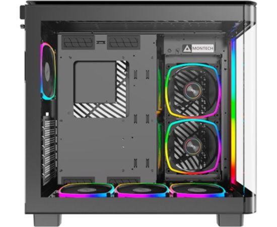Montech KING PRO 95, Tower Case (Black, Tempered Glass x 2)