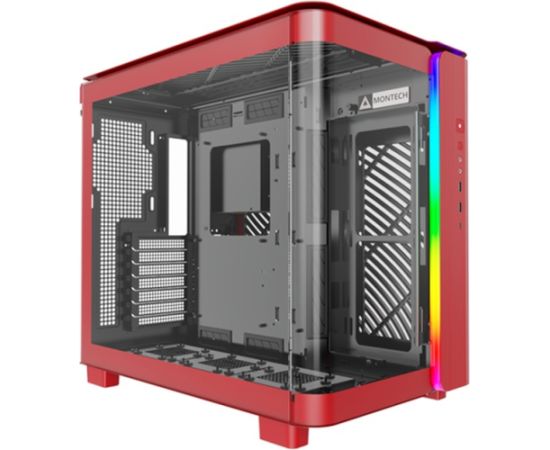 Montech KING 95 , Tower case (red, Tempered Glass x 2)