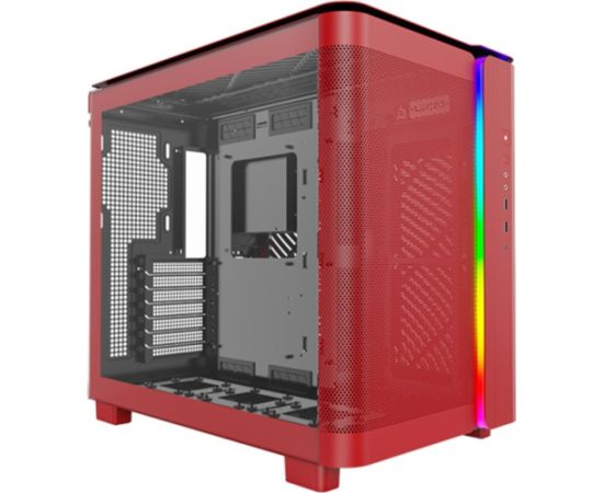 Montech KING 95 , Tower case (red, Tempered Glass x 2)