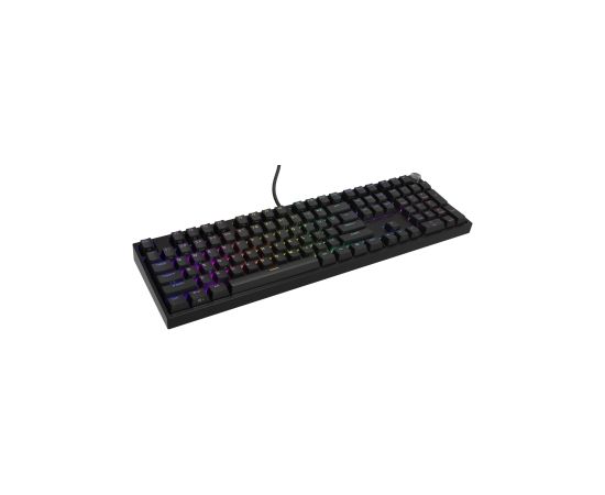 Klaviatūra Genesis Thor 404 RGB Black Outemu Peach Silent