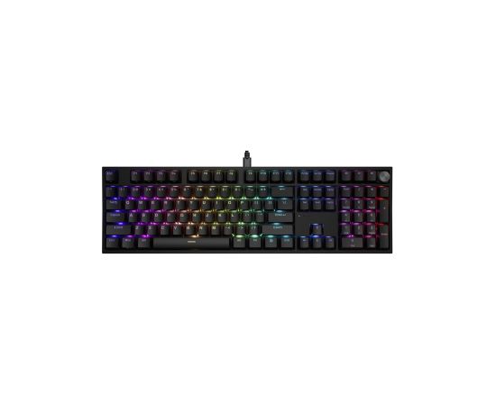 Klaviatūra Genesis Thor 404 Black Gateron Yellow Pro