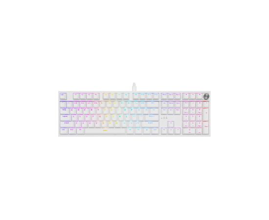 Klaviatūra Genesis Thor 404 White Gateron Yellow Pro