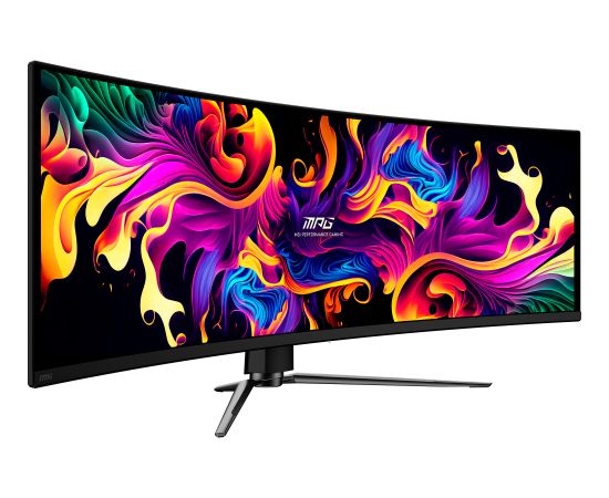 MSI MPG 491CQPXDE QD-OLED - 49 - black, DQHD, curved, USB hub, USB-C, 240Hz panel