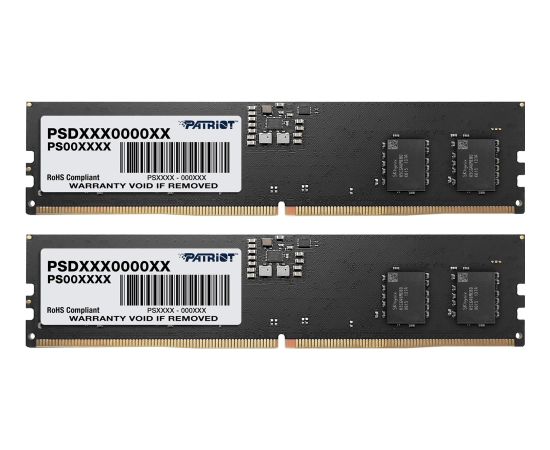 Patriot DDR5 - 32GB - 4800 - CL - 40 (2x 16 GB) dual kit, RAM (black, PSD532G4800K, Signature)