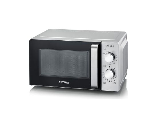 Severin MW 7780 microwave Black, Silver Grill microwave Countertop 17 L 700 W