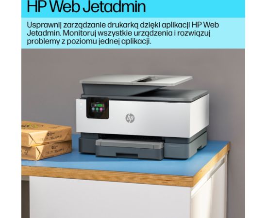 HP OfficeJet Pro 9120b Wireless All-in-One Color Printer, Two-sided printing; Copier, Scanner