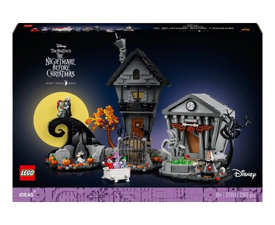LEGO Ideas Disney: Miasteczko Halloween Tima Burtona (21351)