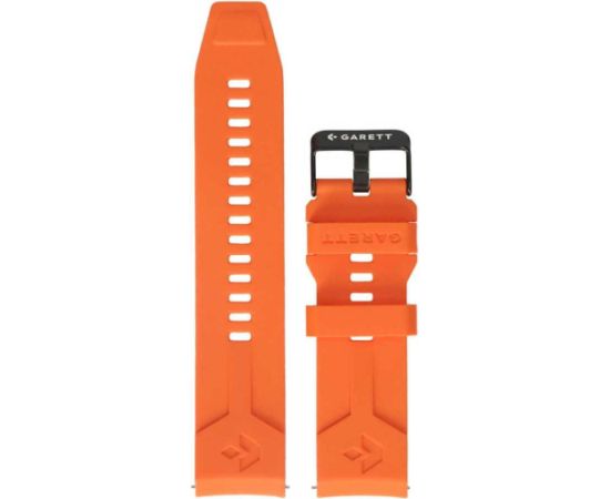 Garett V 22mm Яркий Оранжевый Силиконовый Ремешок