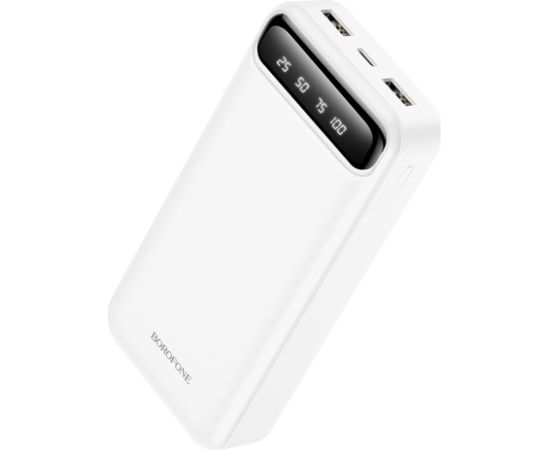 OEM Borofone Power Bank 20000mAh BJ14A Freeway - 2xUSB - белый