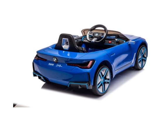 Lean Cars Battery-powered car BMW I4 Blue 4x4