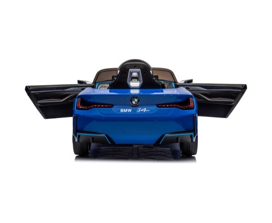 Lean Cars Battery-powered car BMW I4 Blue 4x4