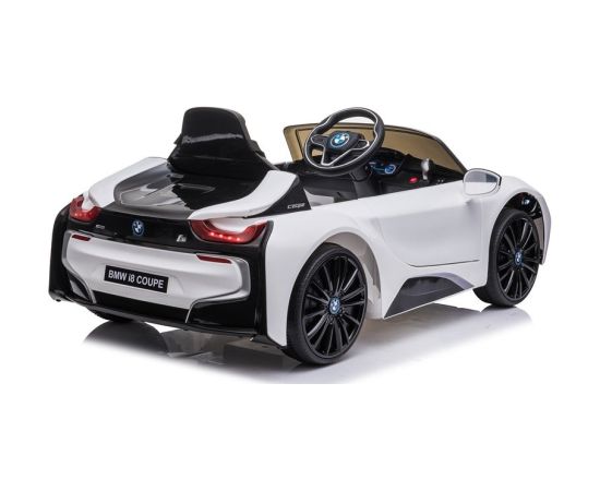 Lean Cars Battery-powered car BMW I8 Coupe White