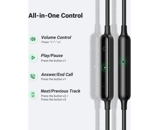 Headphones Ugreen EP103 USB-C (30638) black