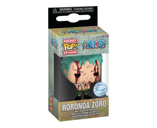 FUNKO POP! Брелок: One Piece - Roronoa Zoro, 10 см