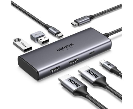 DOKSTACIJA Ugreen Revodok 206 USB Type-C 5000 Mbit/s