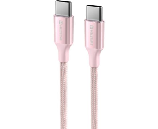 Swissten Textile II USB-C - USB-C Kабель для передачи данных и зарядки 1.5m