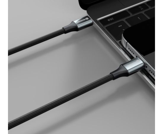 Swissten Textile II USB-C - Lightning Kабель для передачи данных и зарядки 1.5m