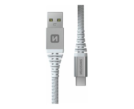 Swissten Kevlar USB - USB-C кабель для передачи данных и зарядки 1.5m