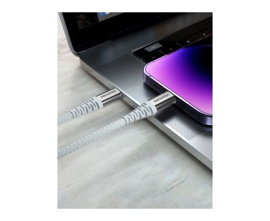 Swissten Kevlar USB - USB-C кабель для передачи данных и зарядки 1.5m
