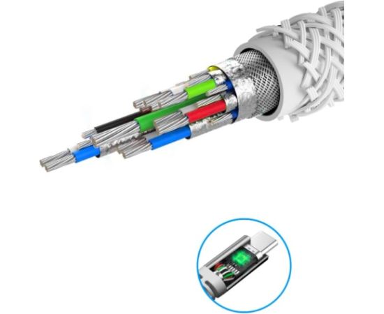 Swissten Klever USB-C - USB-C кабель для передачи данных и зарядки 1.5m