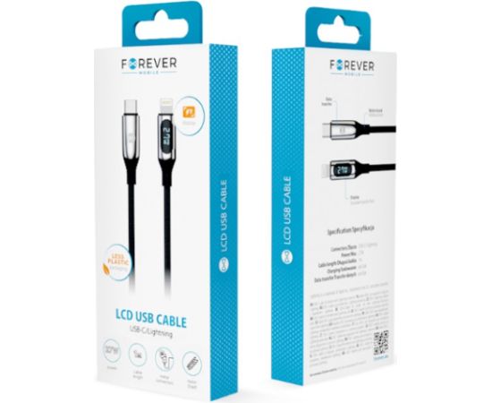 Forever USB-C - Lightning Кабель 1m 27W