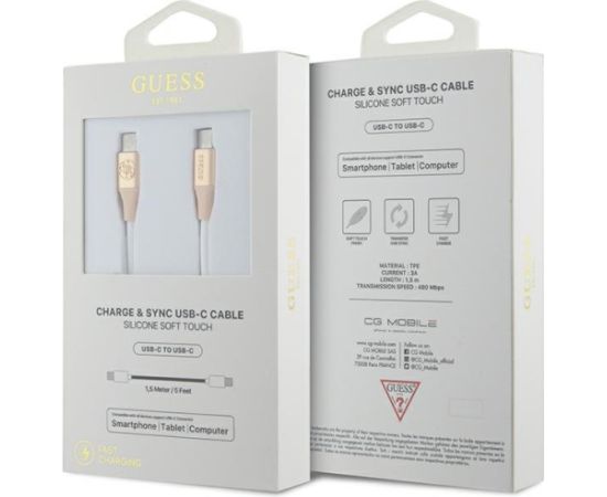 Guess GUCCLALRGDD USB-C Кабель 1.5m