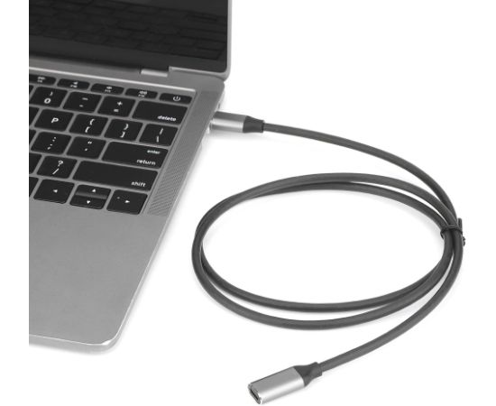 RoGer USB-C Extension Cable Удлинительный кабель 10Gbps / 1м / чёрный
