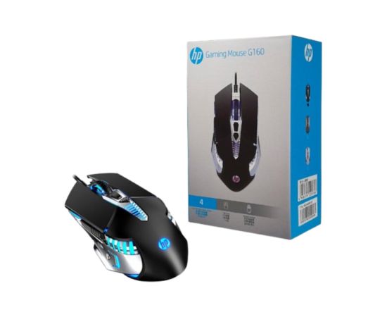 HP G160 Проводная Игровая Мышь 800-2400DPI
