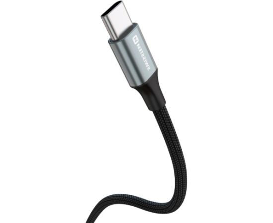 Swissten Textile II USB-C - USB-C Datu un Uzlādes Vads 1.5m