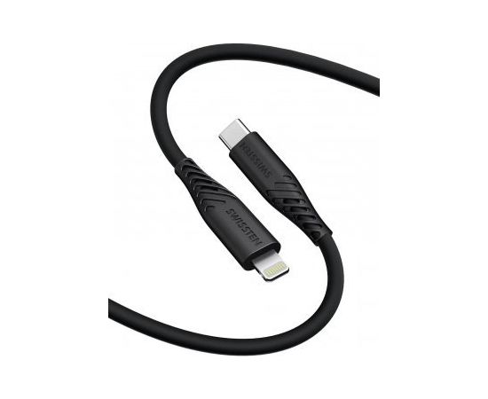 Swissten Soft Silicone USB-C - Lightning 30W Datu un Uzlādes vads 0.4m