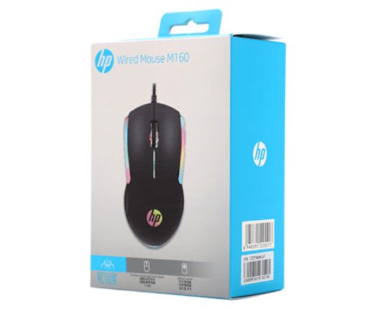 HP M160 Проводная игровая оптическая мышь RGB