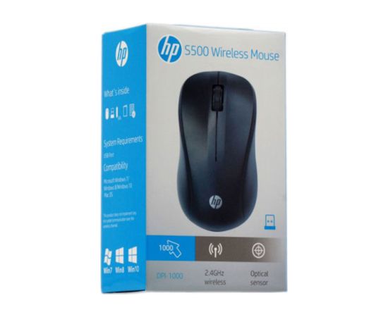 HP S500 Bezvadu pele 1000DPI