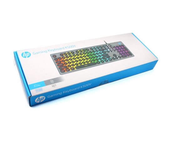 HP K500Y Мембранная Игровая Клавиатура RGB / USB / ENG