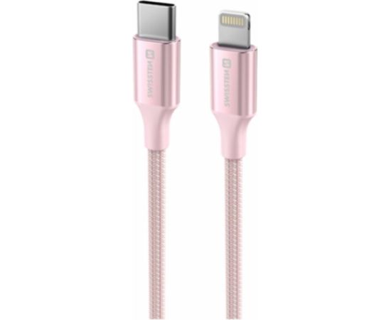 Swissten Textile II USB-C - Lightning Datu un Uzlādes Vads 1.5m