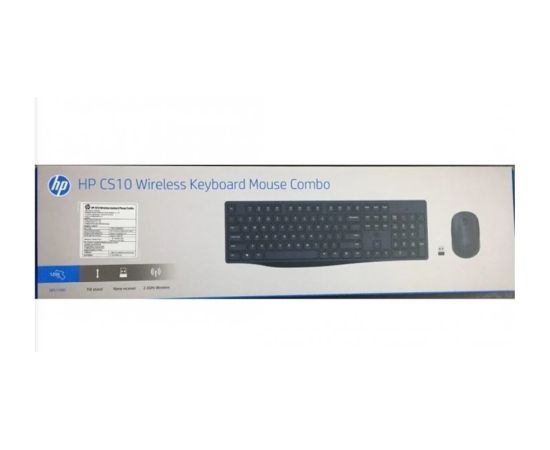 HP CS10 Беспроводная Клавиатура + Мышь USB / ENG / 1600DPI