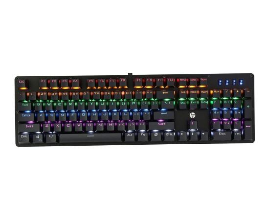 HP GK100F Mehāniskā Spēļu Tastatūra RGB / USB / ENG