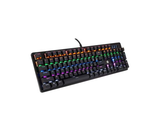HP GK100F Mehāniskā Spēļu Tastatūra RGB / USB / ENG