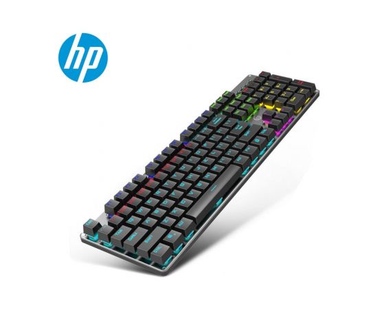 HP GK100F Mehāniskā Spēļu Tastatūra RGB / USB / ENG