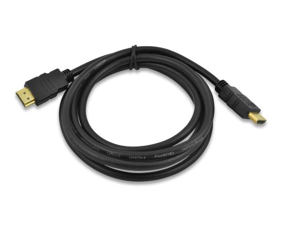 Fusion HDMI to HDMI kabelis 2m melns