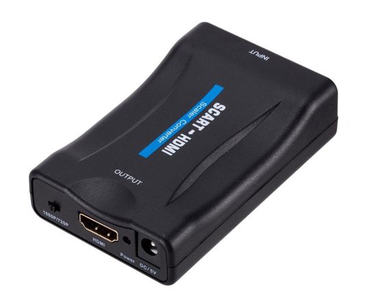 Fusion video signāla pārveidotājs SCART uz HDMI signālu (+ audio) melns