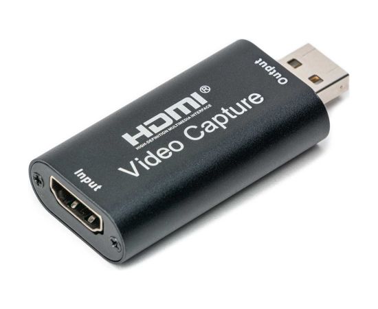 Fusion video signāla pārveidotājs no HDMI uz USB (attēlu uzņemšana) melns