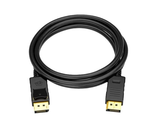 Fusion DisplayPort uz DisplayPort video kabelis v1.4 | 8K | 4K | 2K | 2M melns