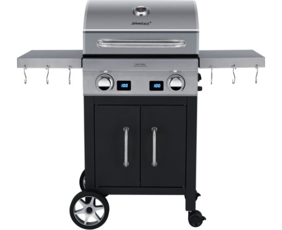 Steba Deluxe Grill Center VG 7000 Devil's Choice (stainless steel/black, 2,800 watts)