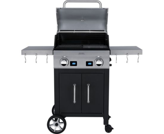 Steba Deluxe Grill Center VG 7000 Devil's Choice (stainless steel/black, 2,800 watts)